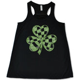 Checkered Shamrock Shirt