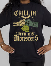 Chillin' With My Monsters | Modern Tee