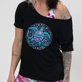 Colorful Turtle | Slouchy Tee