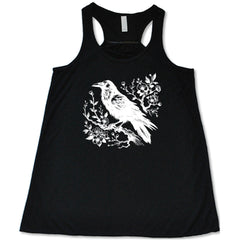 Crow on Flower Branch Shirt