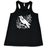 Crow on Flower Branch Shirt
