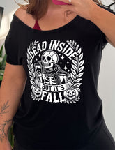 Dead Inside But It's Fall | Slouchy Tee