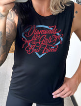 Diamonds Are A Girl's Best Friend Muscle Tank