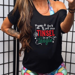 Don't Get Your Tinsel In A Tangle | Slouchy Tee