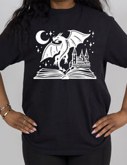 Dragon Book Castle | Modern Tee