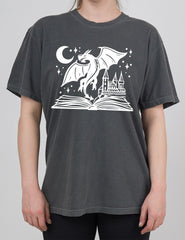 Dragon Book Castle | Modern Tee