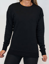 Black Basic Crew Neck