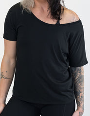 Black Slouchy Tee