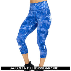 Dye Hard Leggings | Blue