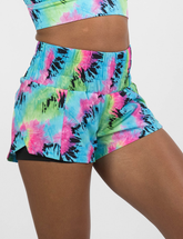 Day Dream Shorts | Fluorescent Tie Dye