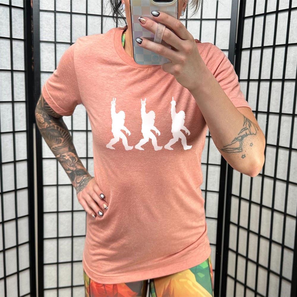 Bigfoot Hand Symbols Shirt Unisex