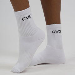 CVG Logo Socks | White