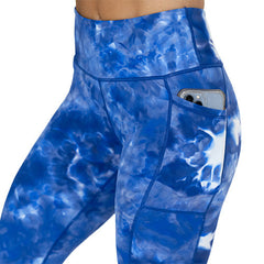Dye Hard Leggings | Blue