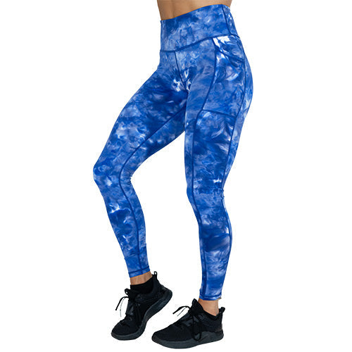 Dye Hard Leggings | Blue