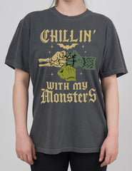 Chillin' With My Monsters | Modern Tee