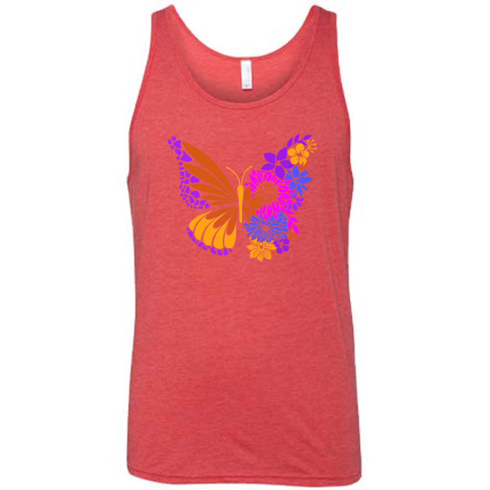 Colorful Floral Butterfly Shirt Unisex