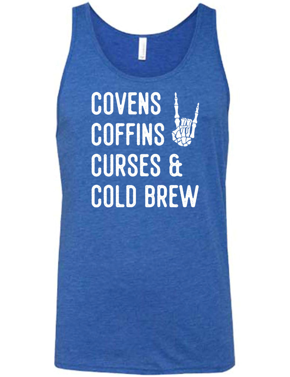 Covens Coffins Curses & Cold Brew Shirt Unisex