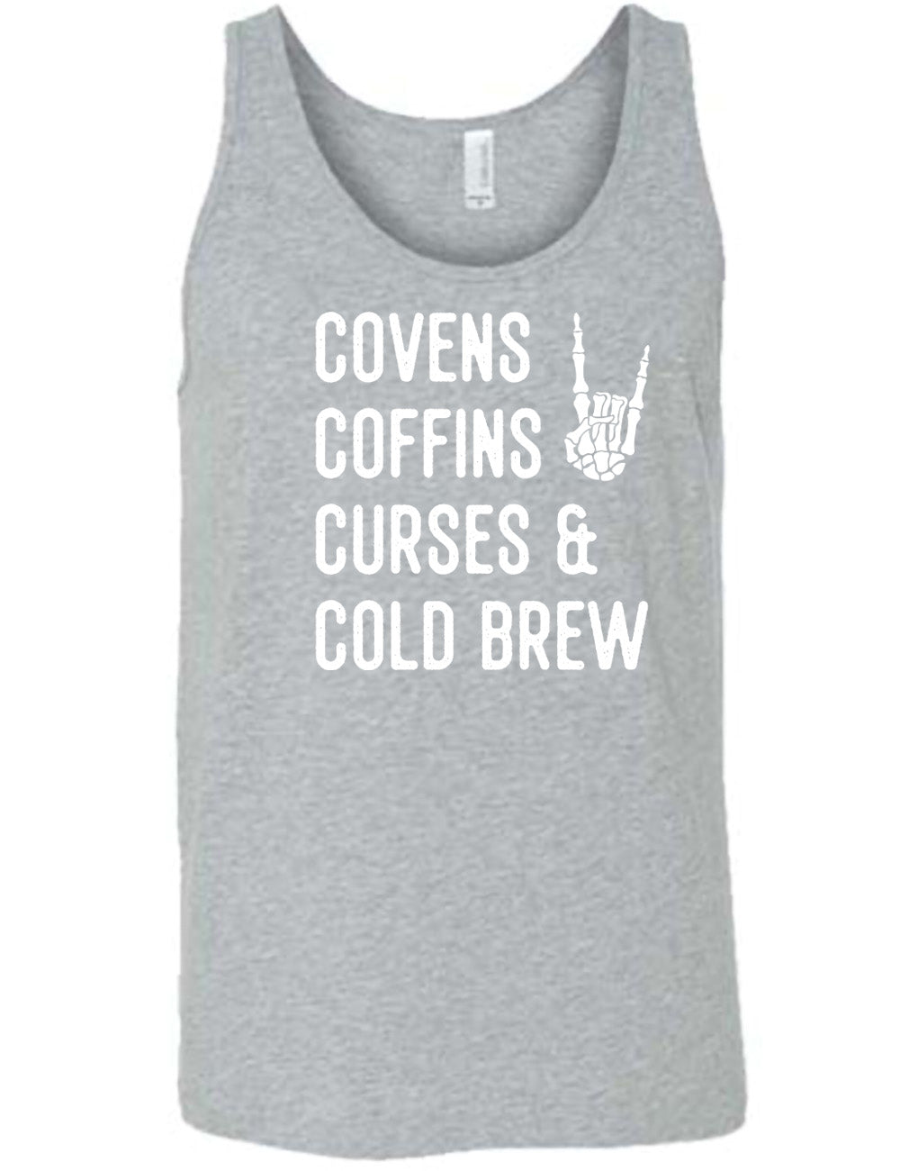 Covens Coffins Curses & Cold Brew Shirt Unisex