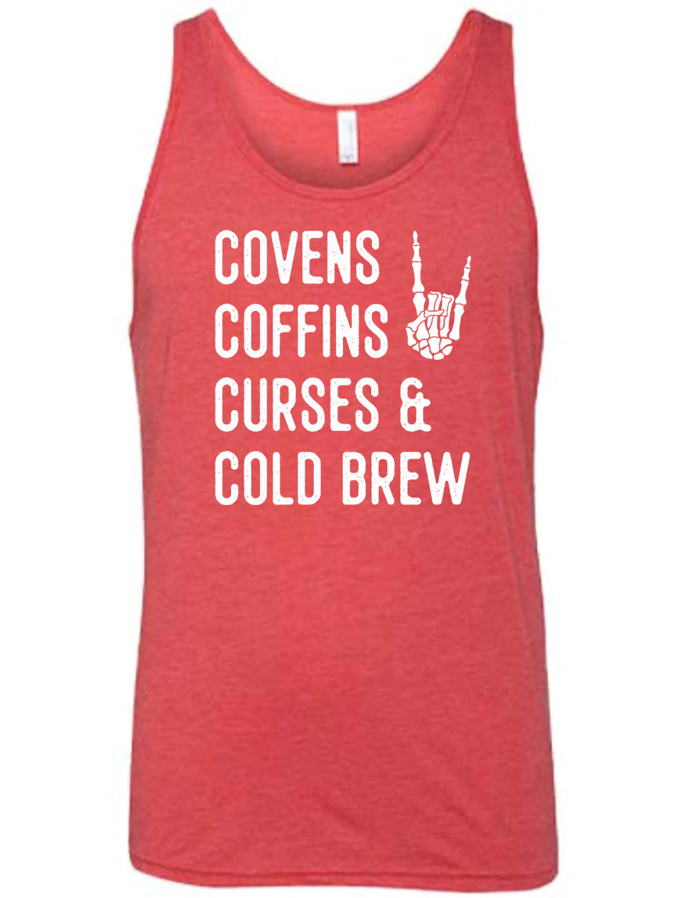 Covens Coffins Curses & Cold Brew Shirt Unisex