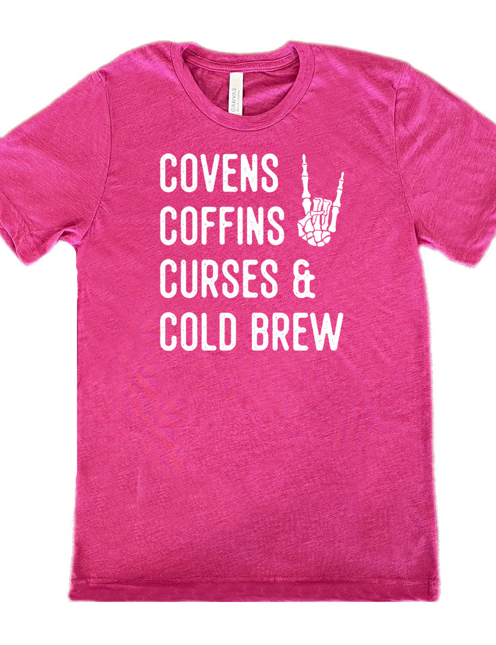 Covens Coffins Curses & Cold Brew Shirt Unisex