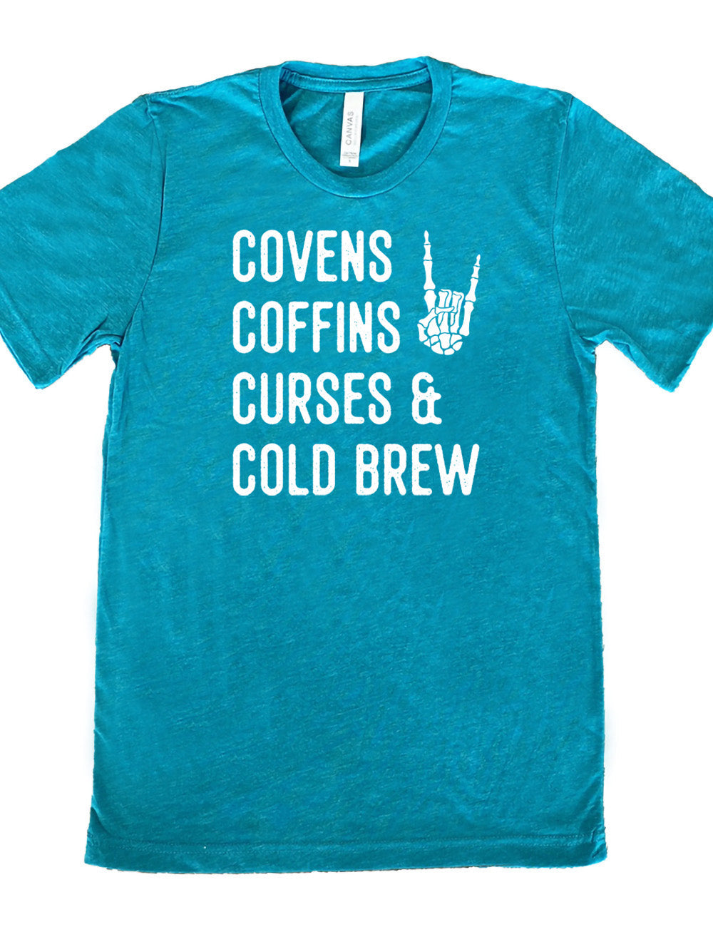 Covens Coffins Curses & Cold Brew Shirt Unisex