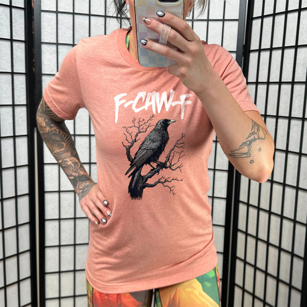 Crow "F-Caw-F" (f off) Shirt Unisex