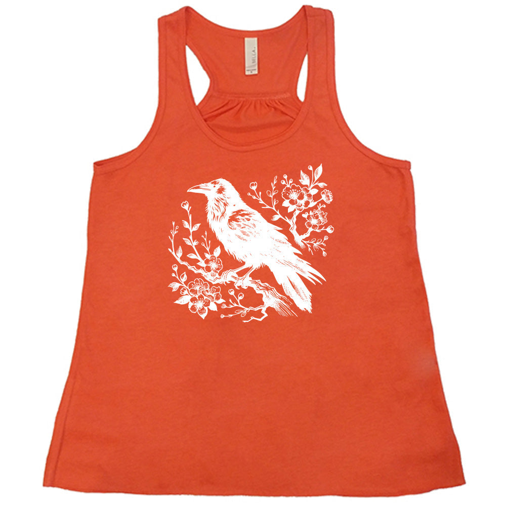 Crow on Flower Branch Shirt