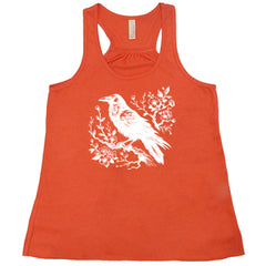 Crow on Flower Branch Shirt