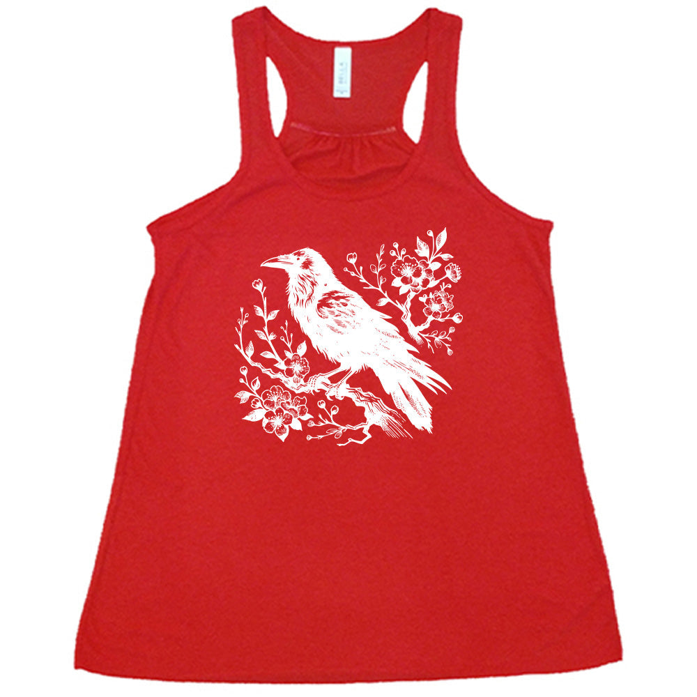 Crow on Flower Branch Shirt