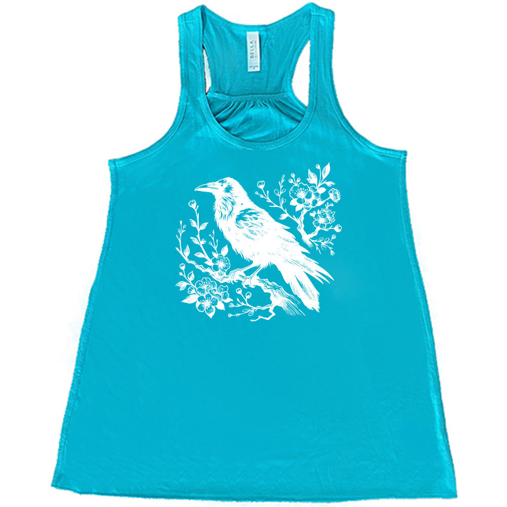 Crow on Flower Branch Shirt