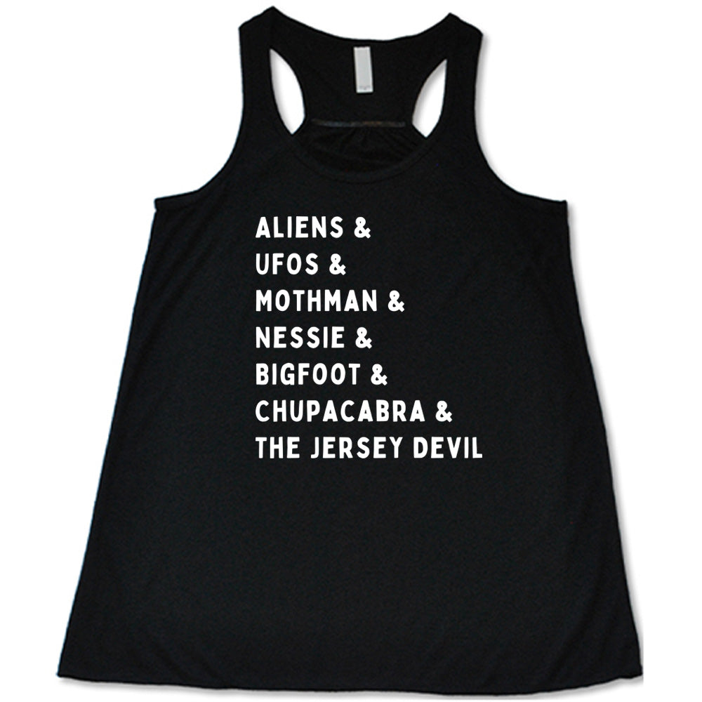 Cryptids List Shirt