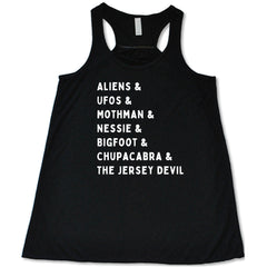 Cryptids List Shirt
