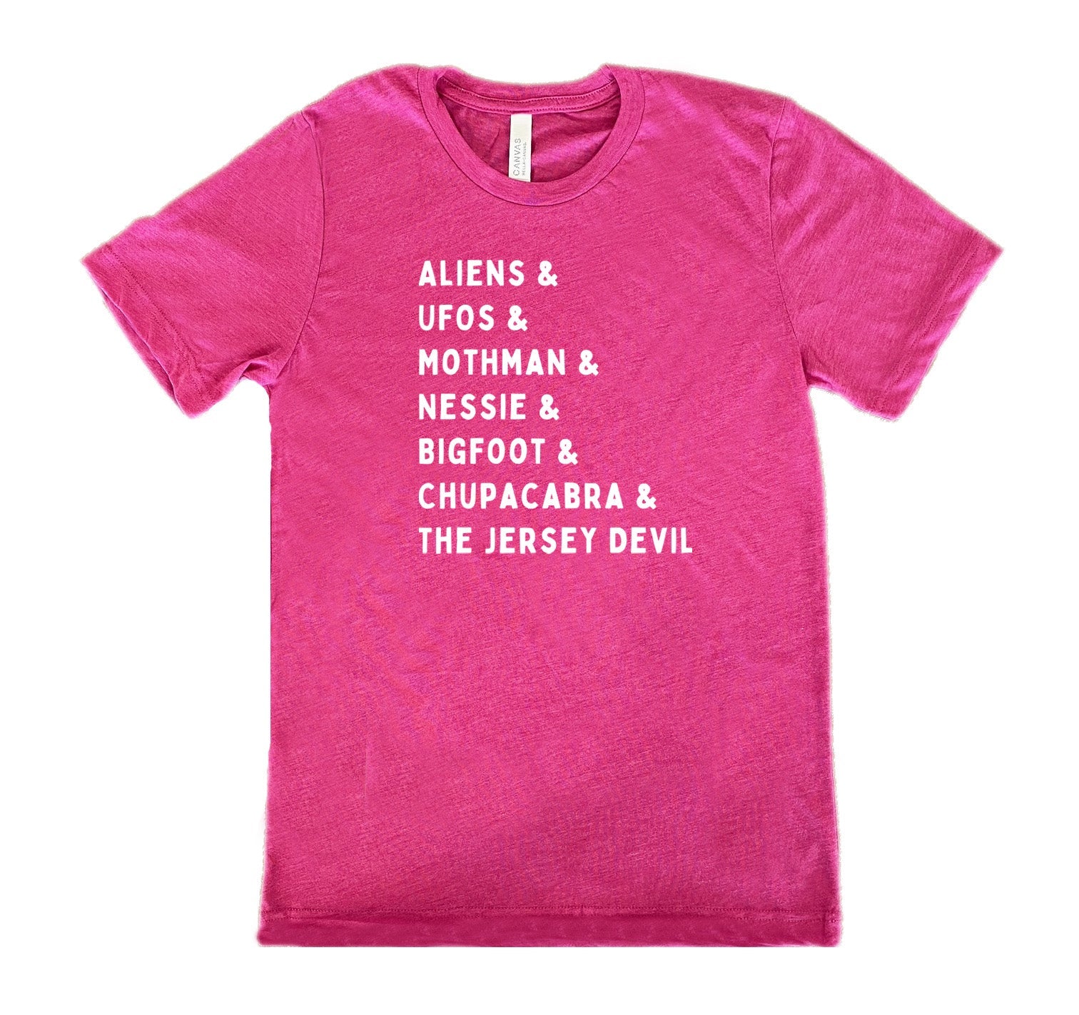 Cryptids List Shirt Unisex