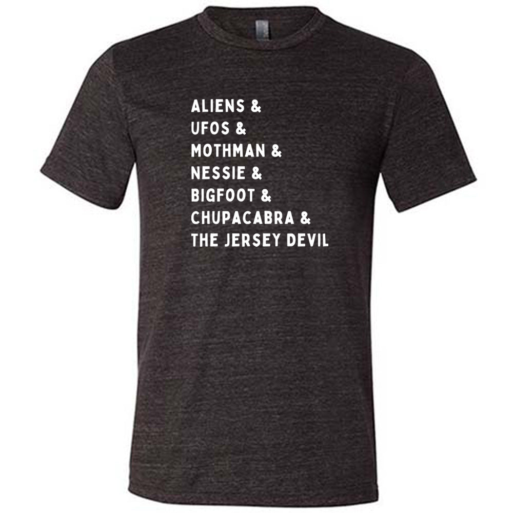 Cryptids List Shirt Unisex