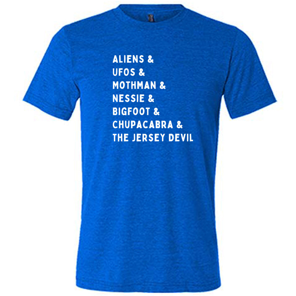 Cryptids List Shirt Unisex