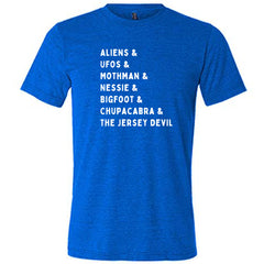 Cryptids List Shirt Unisex