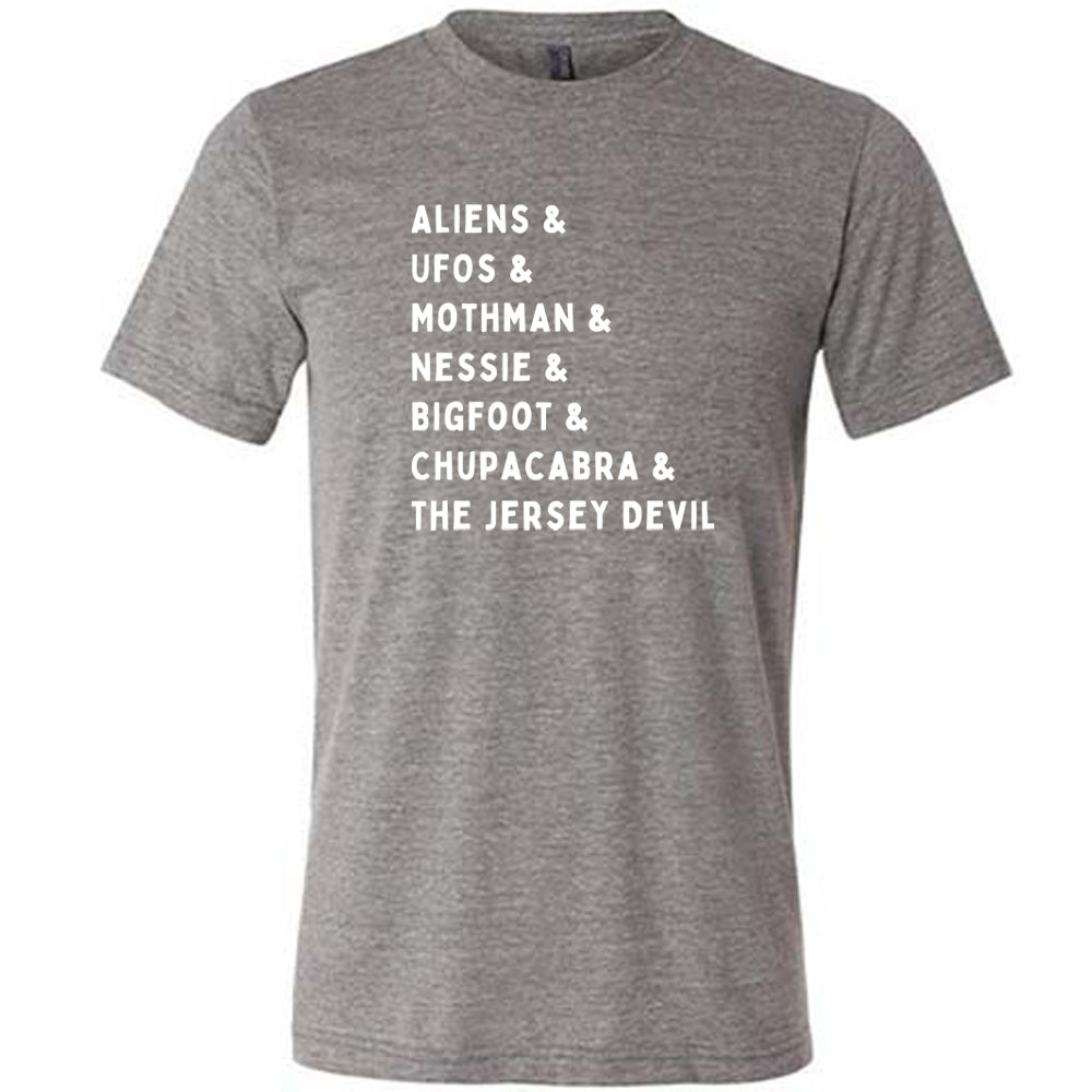 Cryptids List Shirt Unisex