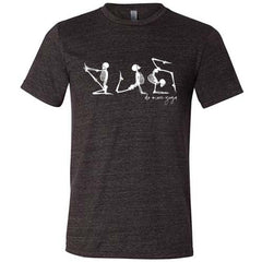 Do More Yoga Skeletons Shirt Unisex