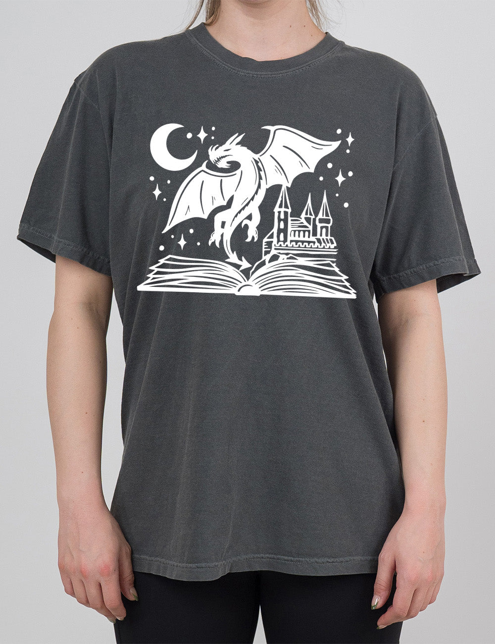Dragon Book Castle | Modern Tee