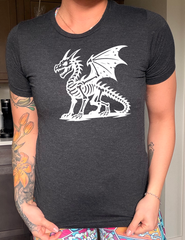 Dragon Skeleton Shirt Unisex