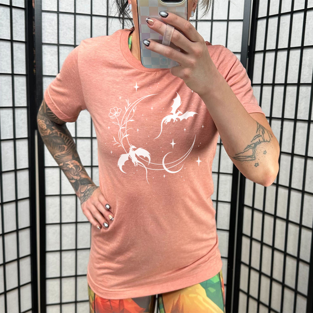 Dragons and Moon Shirt Unisex