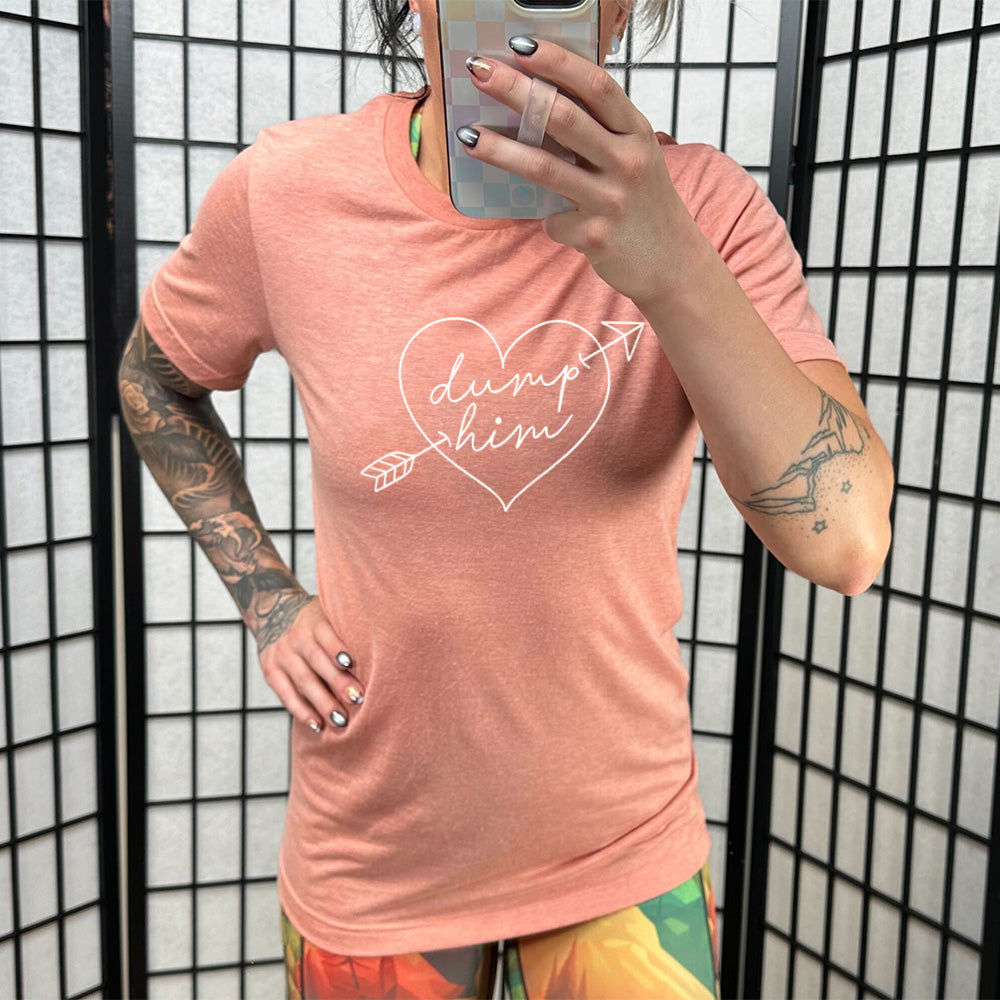 Dump Him Cupid Heart Shirt Unisex