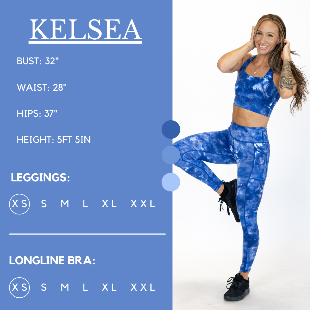Dye Hard Leggings | Blue
