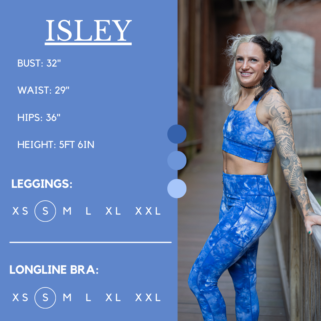 Dye Hard Leggings | Blue