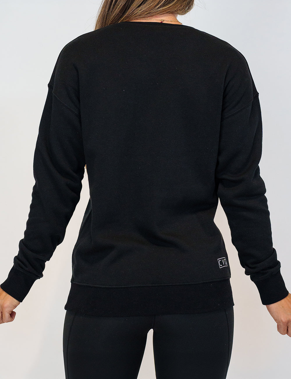 Black Basic Crew Neck