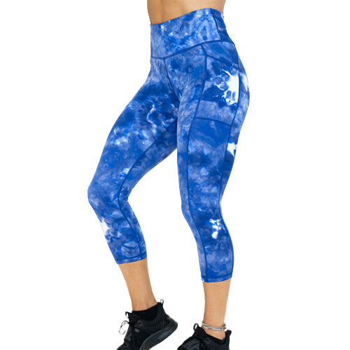 Dye Hard Leggings | Blue