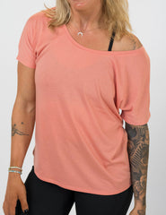 Coral | Slouchy Tee