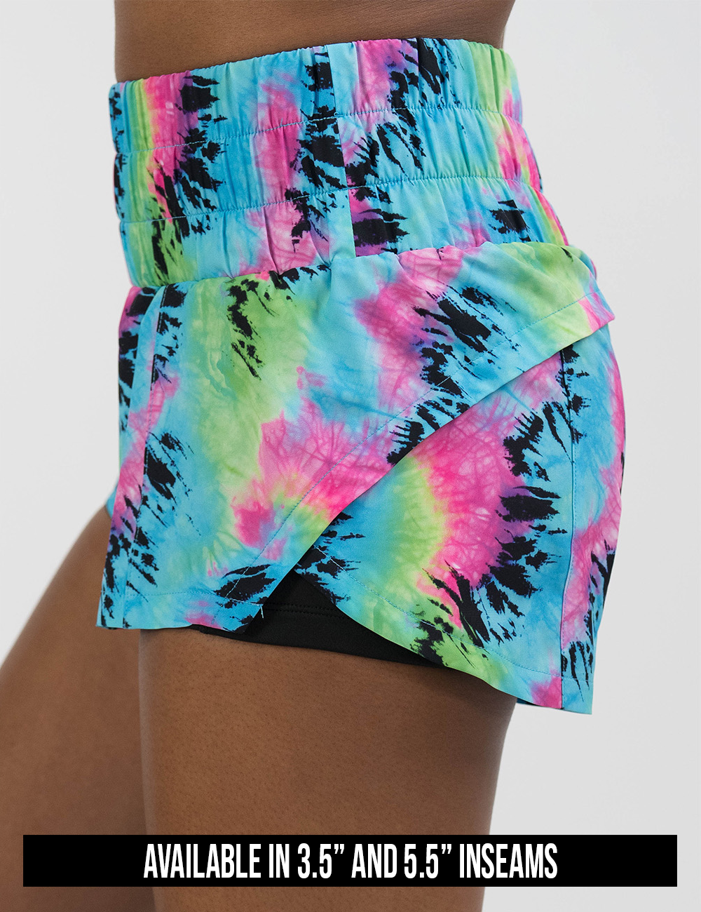 Day Dream Shorts | Fluorescent Tie Dye