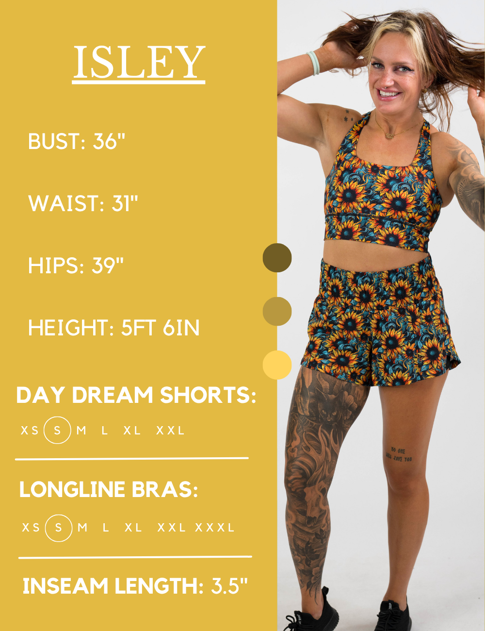 Day Dream Shorts | Wild Sunflower
